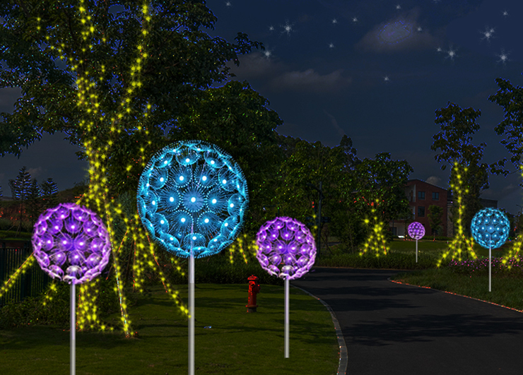 西安景观亮化 智慧港智能科技引领户外节日亮化工程新篇章